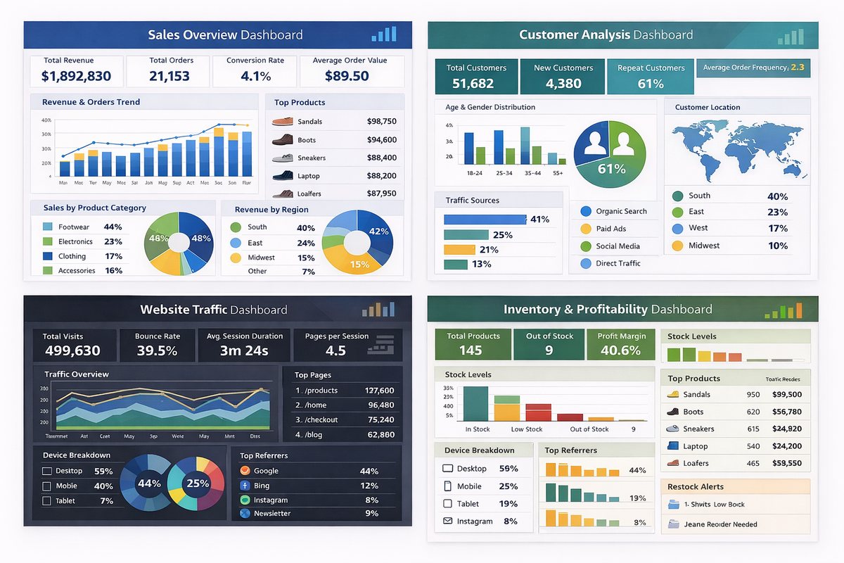 Customer and sales insights dashboard