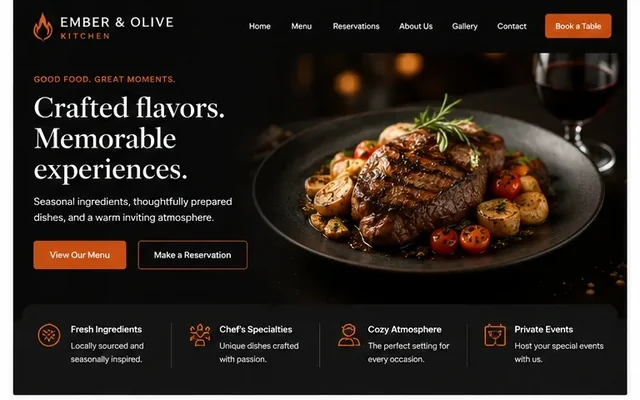 Ember & Olive project preview