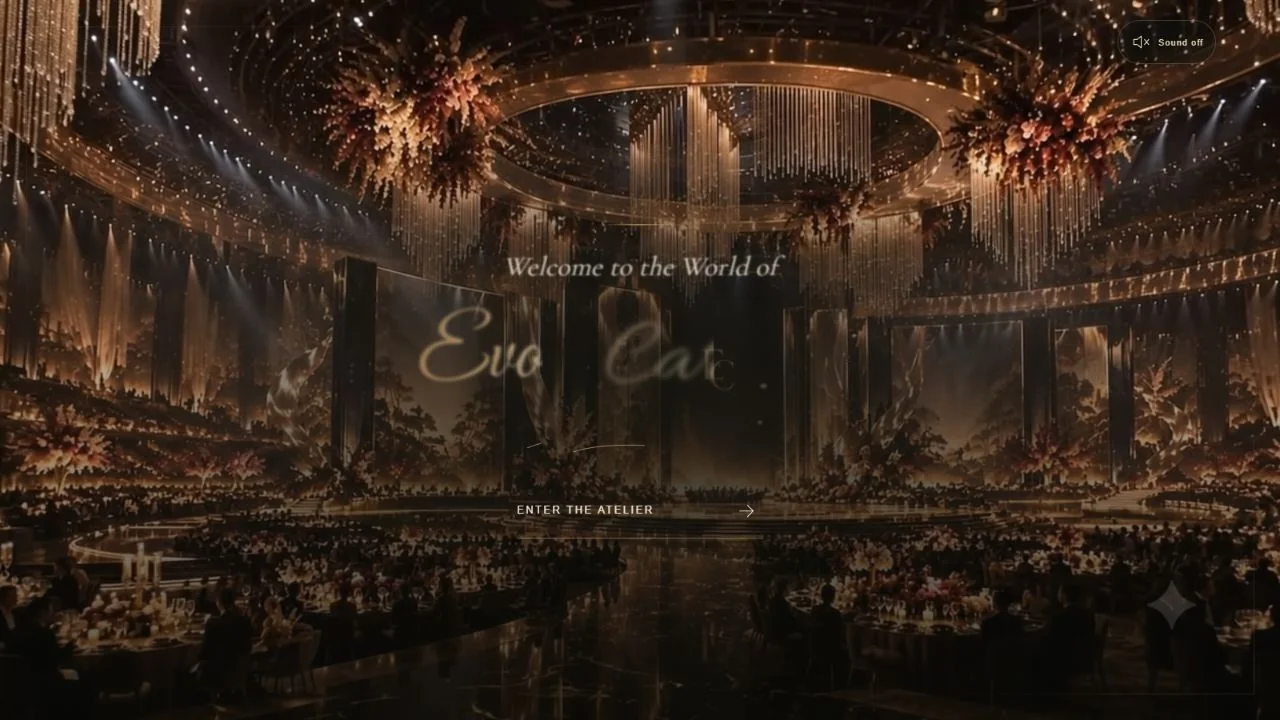 Actual Évora Carvelli live website capture