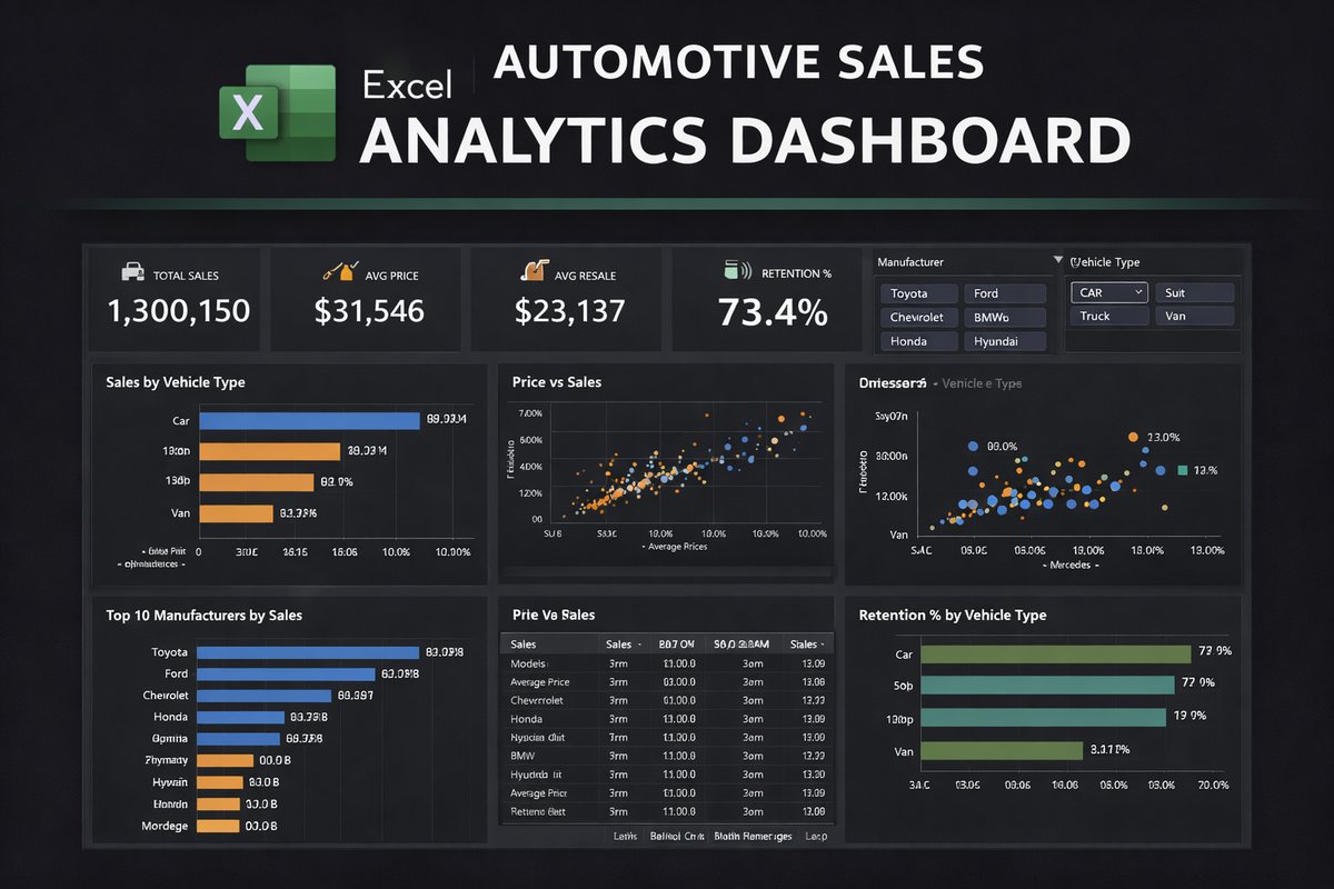 Business performance dashboard